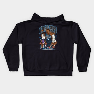 Anthony Edwards Cartoon Kids Hoodie